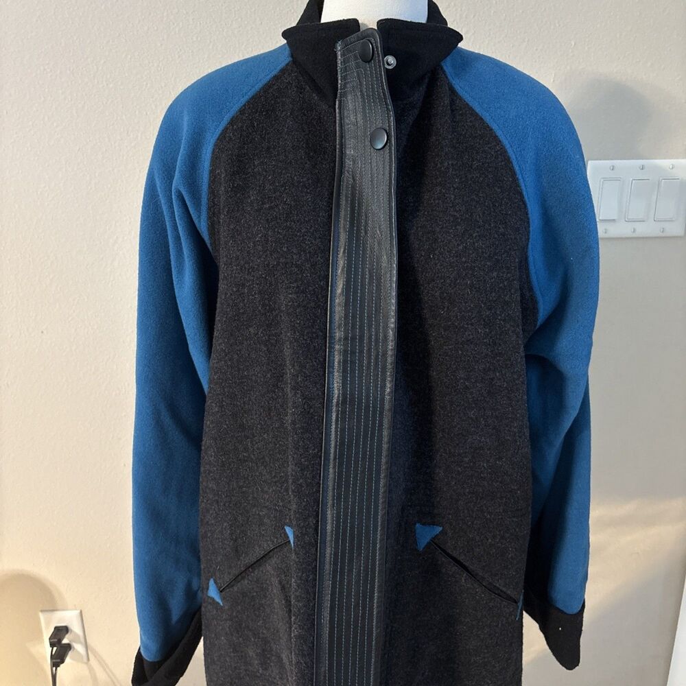 Kathy Levine by Request Plus Size Small Jacket Gray Blue Pockets